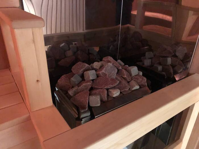 Печь парной крупным планом